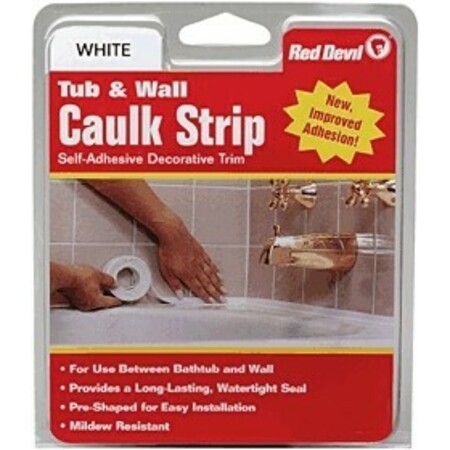 RED DEVIL Caulk Strip 7/8 X 11 White 0150